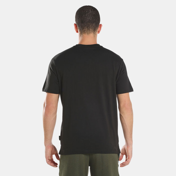 PUMA Men's King Logo T-Shirt Black PUMA Men's King Logo T-Shirt Black image number 1