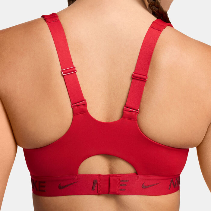 Nike Women's Indy High-Support Training Sports Bra Red Nike Women's Indy High-Support Training Sports Bra Red image number 2