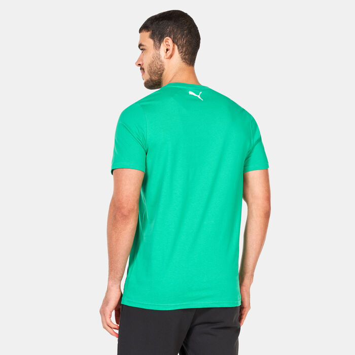 PUMA Men's Blueprint Basketball T-Shirt Green PUMA Men's Blueprint Basketball T-Shirt Green image number 1