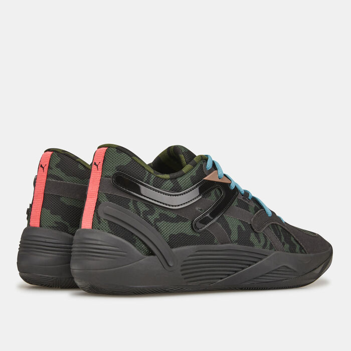 PUMA Men's TRC Blaze Court Camo Basketball Shoe Black PUMA Men's TRC Blaze Court Camo Basketball Shoe Black image number 3