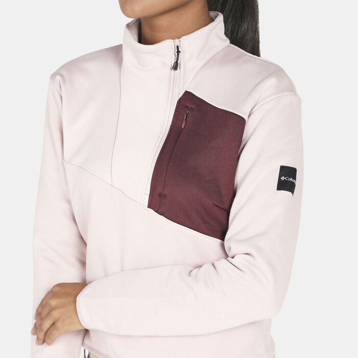 Columbia Women's Columbia Lodge™ Hybrid Sweatshirt Black Columbia Women's Columbia Lodge™ Hybrid Sweatshirt Black image number 3