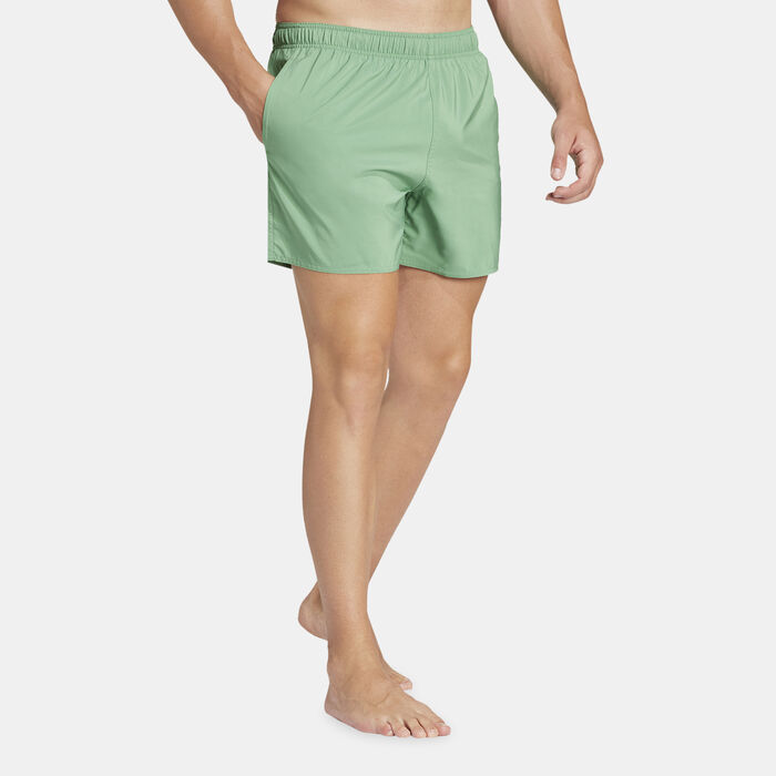 adidas Men's Solid CLX Swimming Shorts White adidas Men's Solid CLX Swimming Shorts White image number 2