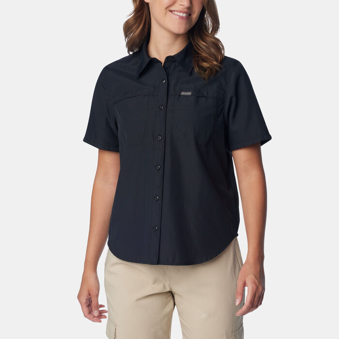 Columbia Women's Silver Ridge 3.0 Hiking Shirt Black Columbia Women's Silver Ridge 3.0 Hiking Shirt Black image number 0