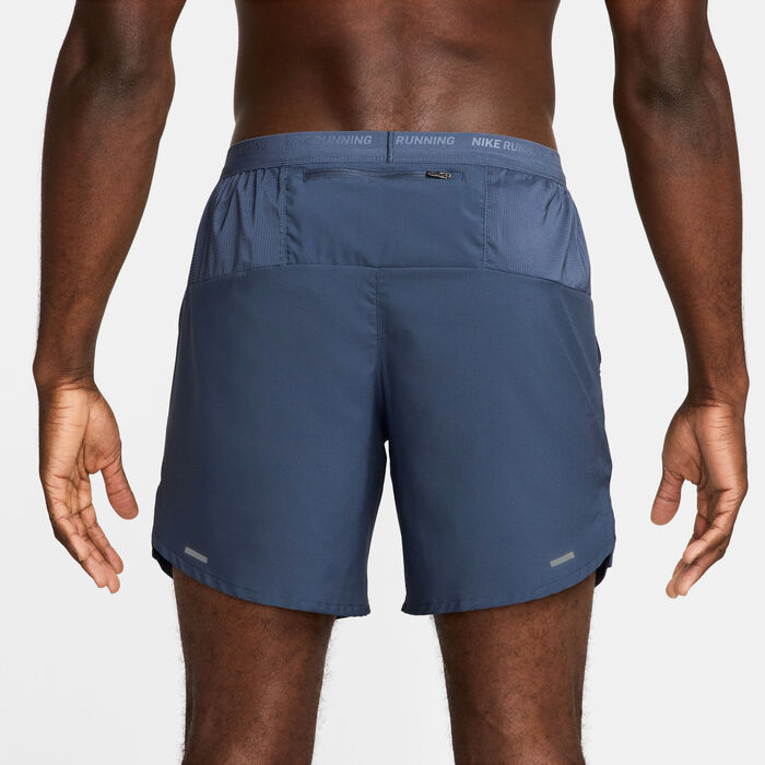 Nike Men's Stride Dri-FIT Running Shorts Blue Nike Men's Stride Dri-FIT Running Shorts Blue image number 1