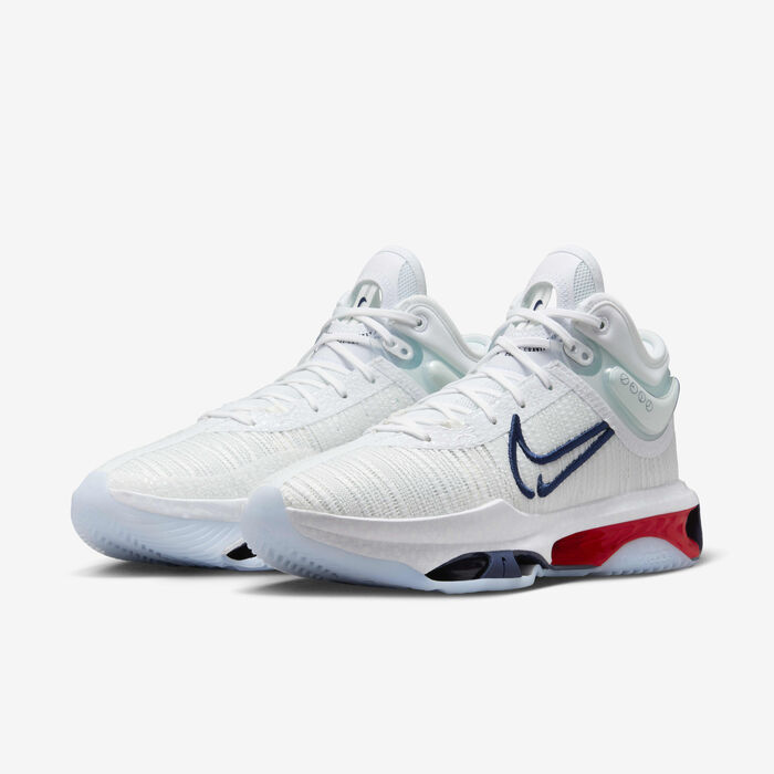 Nike Men's G.T. Jump 2 Basketball Shoes White Nike Men's G.T. Jump 2 Basketball Shoes White image number 4