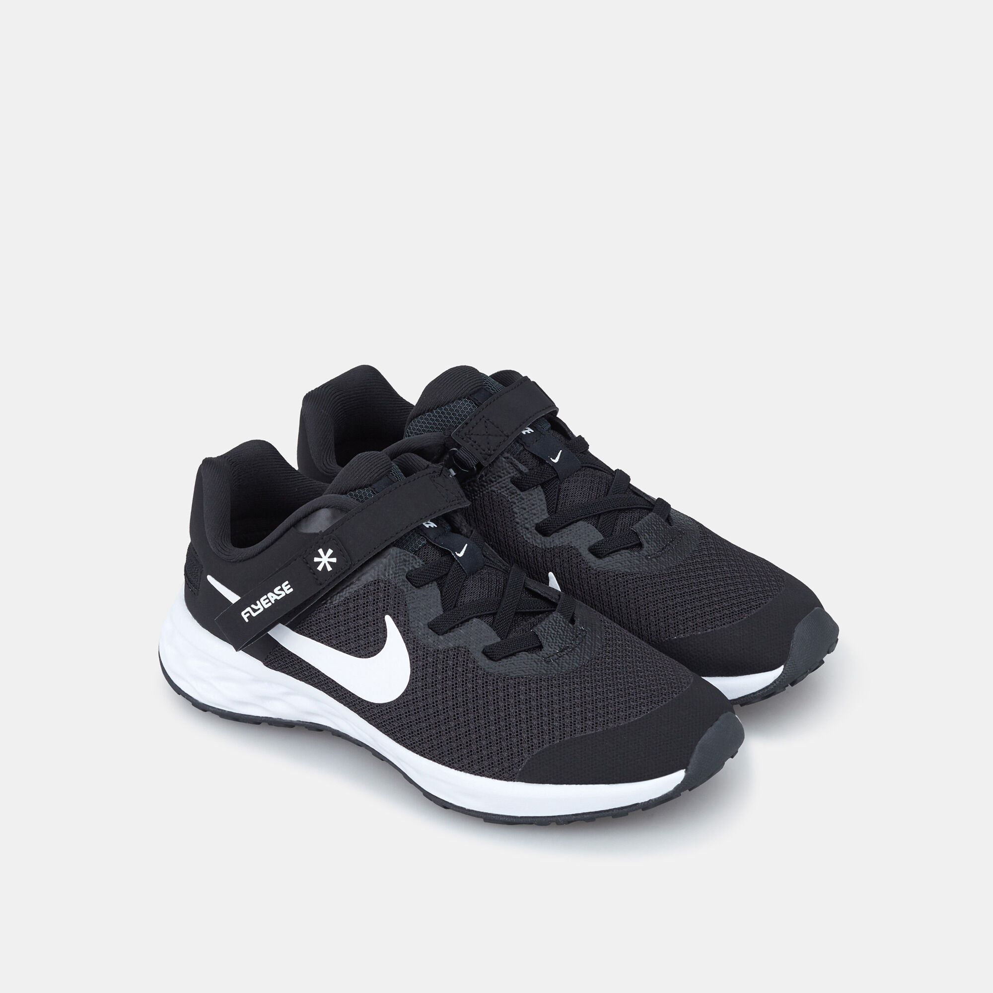 Kids Revolution 6 FlyEase Shoes Black Nike in KSA SSS