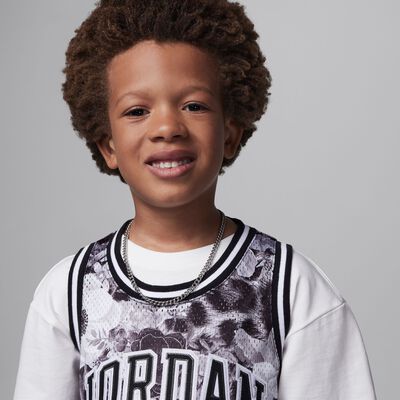 Nike Kids' 23 Printed Jersey Grey