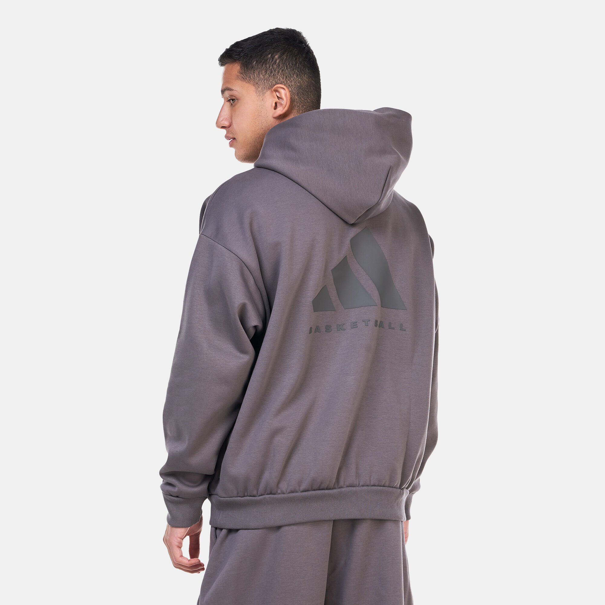 Adidas logo sleeve hoodie deals