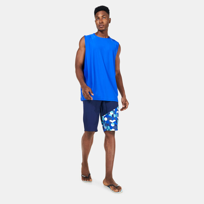 COEGA Men's Sleeveless Rashguard Blue COEGA Men's Sleeveless Rashguard Blue image number 2
