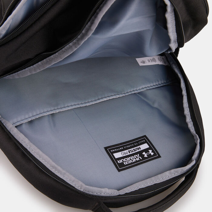 Under Armour UA Hustle Pro Backpack Black Under Armour UA Hustle Pro Backpack Black image number 3