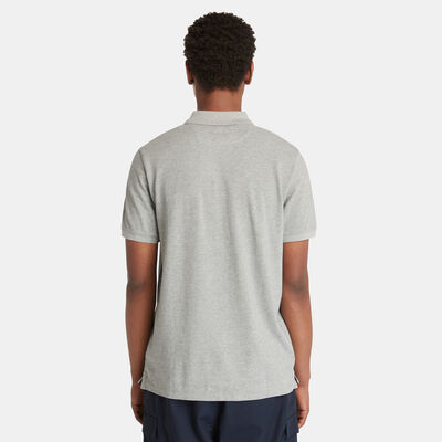 Timberland Men's Millers River Polo Shirt Grey Timberland Men's Millers River Polo Shirt Grey