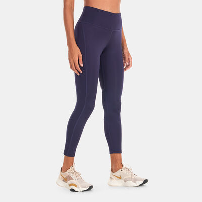 Nike Women's Dri-FIT Fast Graphic 7/8 Running Leggings Blue