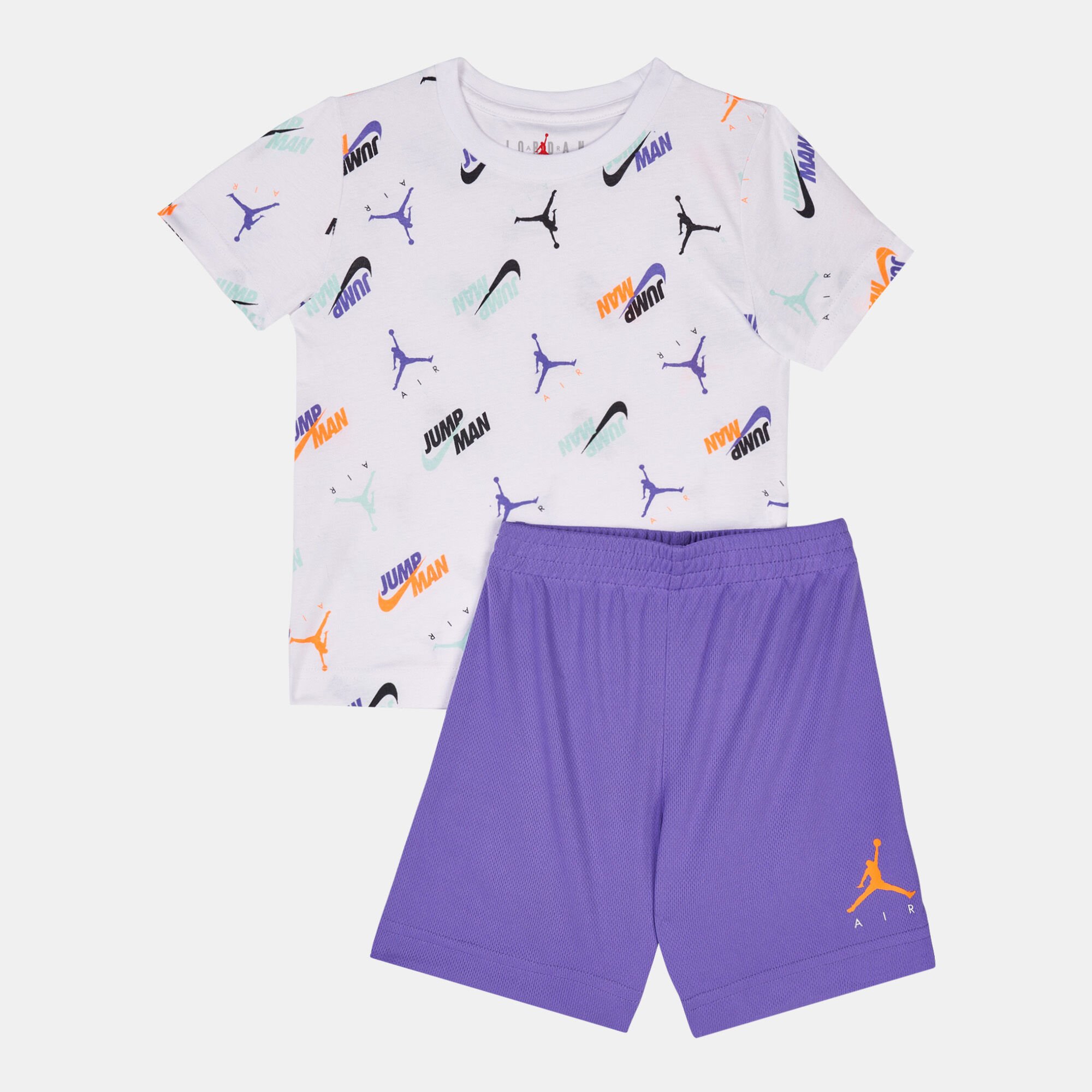 Buy Jordan Kids DNA Shorts Set Purple in KSA SSS