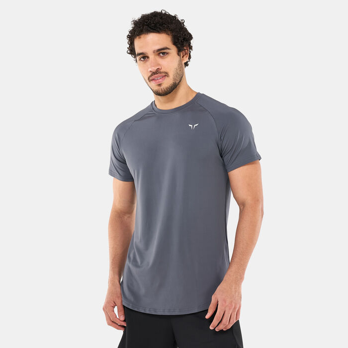SQUATWOLF Men's Limitless Razor T-Shirt Grey image number 0
