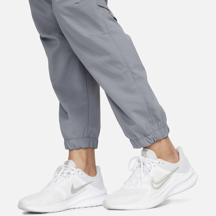 Nike Women's Dri-FIT Fast Mid-Rise Warm-Up Running Trousers Grey image number 5