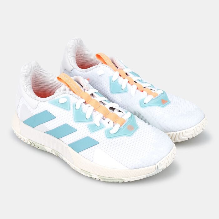 adidas Women's Solematch Control Tennis Shoe White adidas Women's Solematch Control Tennis Shoe White image number 1