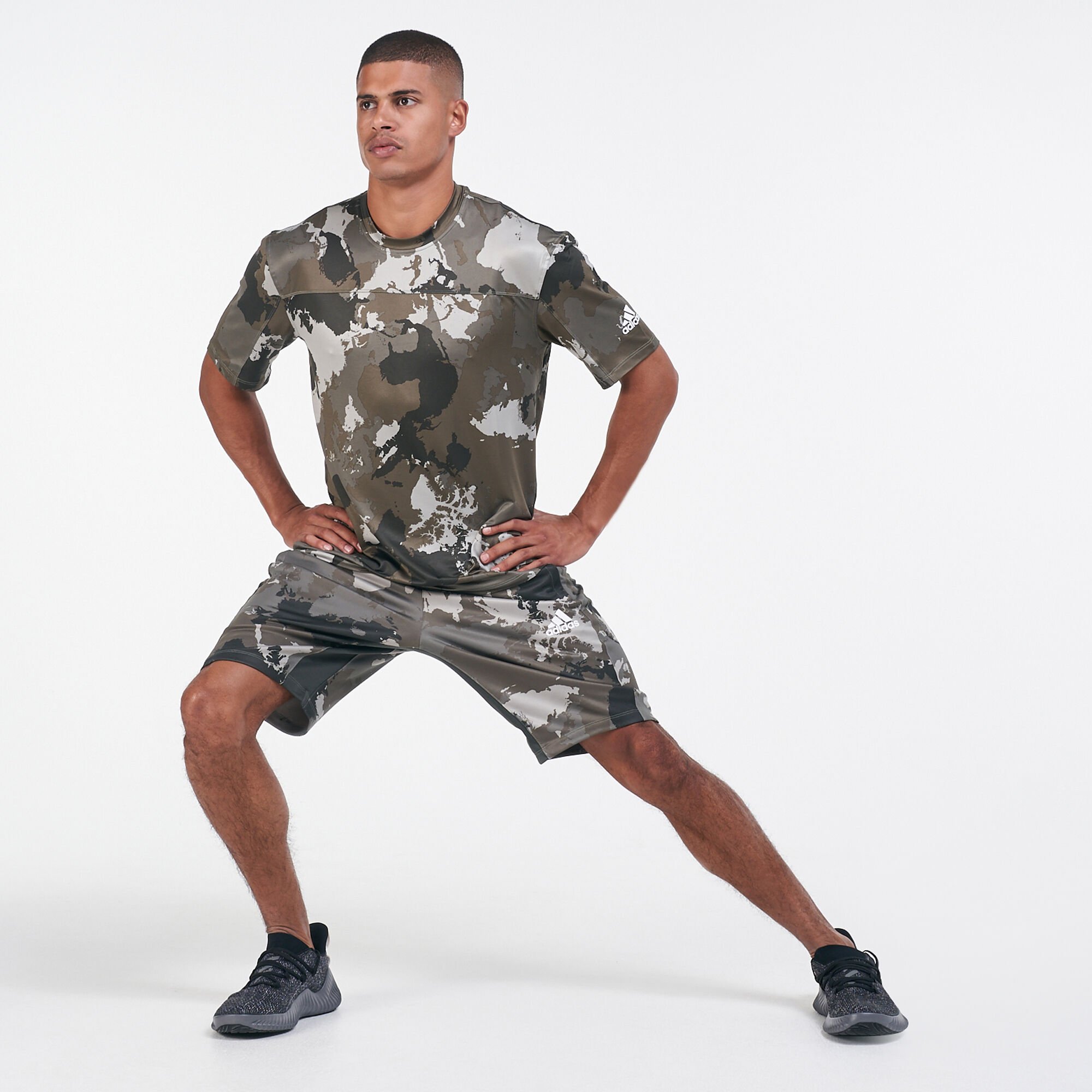 Buy adidas Men s Continent Camo City T Shirt Multi Color in KSA SSS