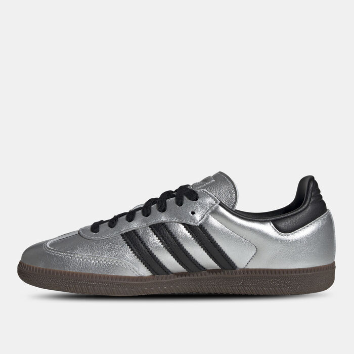 adidas Originals Women's Samba OG Shoes Mettalic adidas Originals Women's Samba OG Shoes Mettalic image number 2