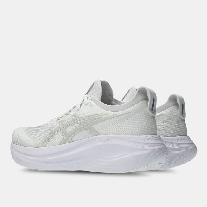 ASICS Men's GEL-NIMBUS 27 Running Shoes White ASICS Men's GEL-NIMBUS 27 Running Shoes White image number 2