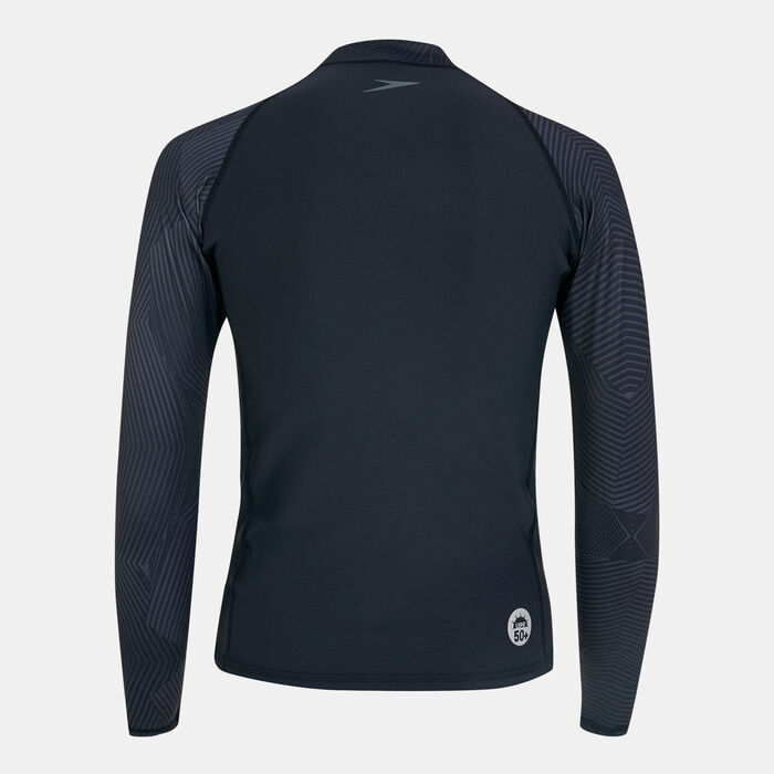 Speedo Women's Long Sleeves Rashguard Black Speedo Women's Long Sleeves Rashguard Black image number 1