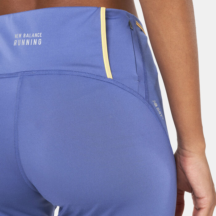 New Balance Women's Graphic Impact Run Leggings Multi-Color image number 3