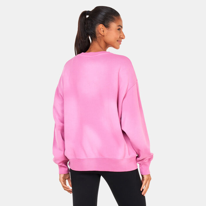 AFFENDS Women's Boundless Recycled Crewneck Sweatshirt Pink image number 1