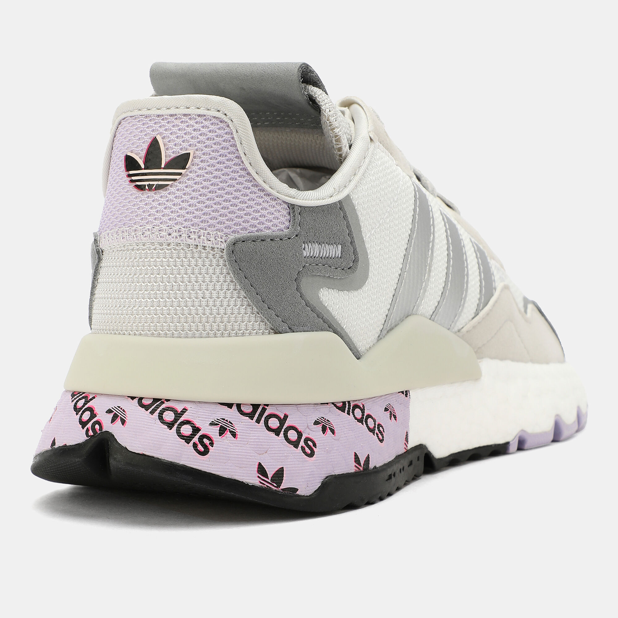 Adidas nite 2025 jogger grey pink