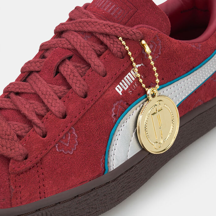 PUMA Kids' x One Piece Suede 2 Shoes Red image number 5