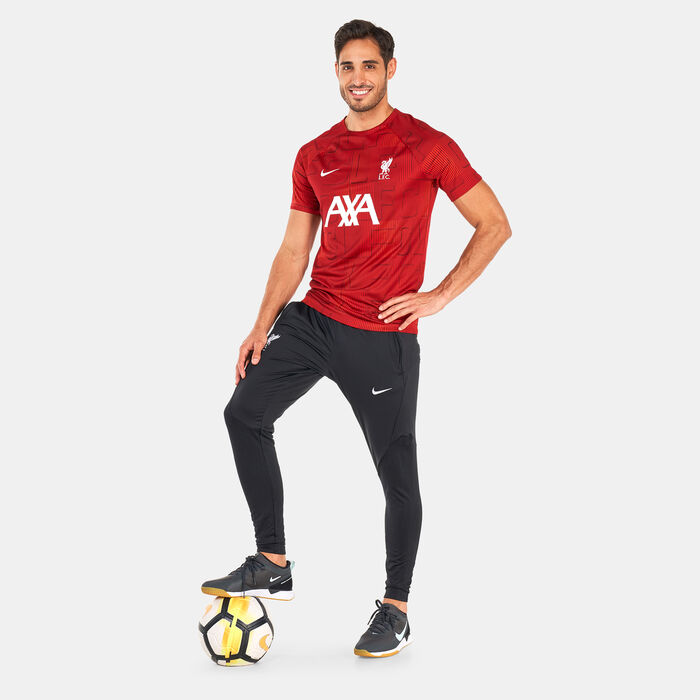 Nike Men's Liverpool F.C. Dri-FIT T-Shirt Red Nike Men's Liverpool F.C. Dri-FIT T-Shirt Red image number 2
