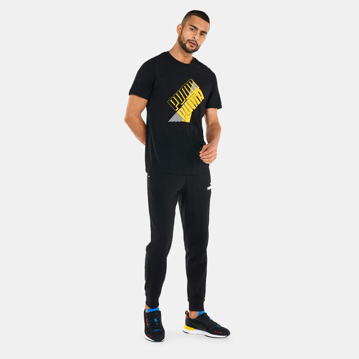 PUMA Men's Power Logo T-Shirt Black PUMA Men's Power Logo T-Shirt Black image number 2