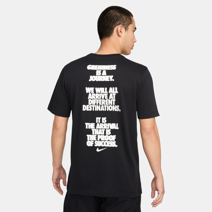Nike Men's Dri-FIT Training T-Shirt Black Nike Men's Dri-FIT Training T-Shirt Black image number 1