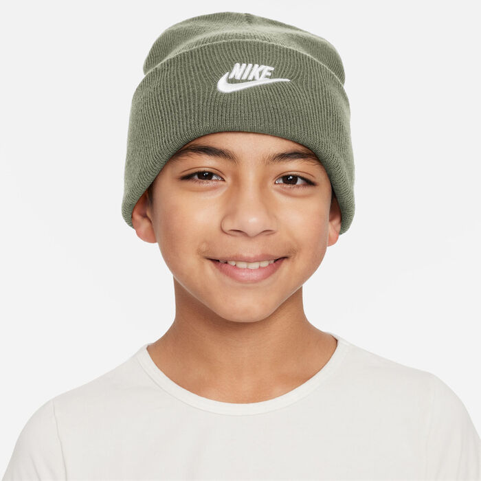 Nike Kids' Peak Beanie Green image number 0