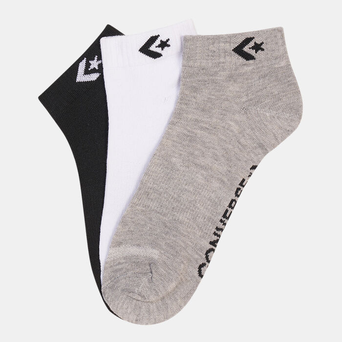 Converse Star Chevron Logo Socks (3 Pack) Multi-Color Converse Star Chevron Logo Socks (3 Pack) Multi-Color image number 0