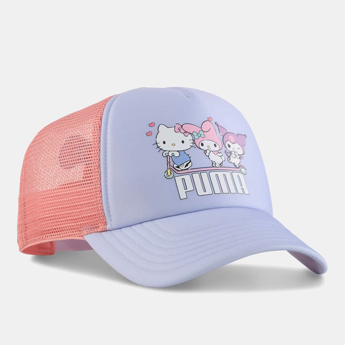 PUMA Kids' HK & FR Trucker Cap Purple PUMA Kids' HK & FR Trucker Cap Purple image number 0