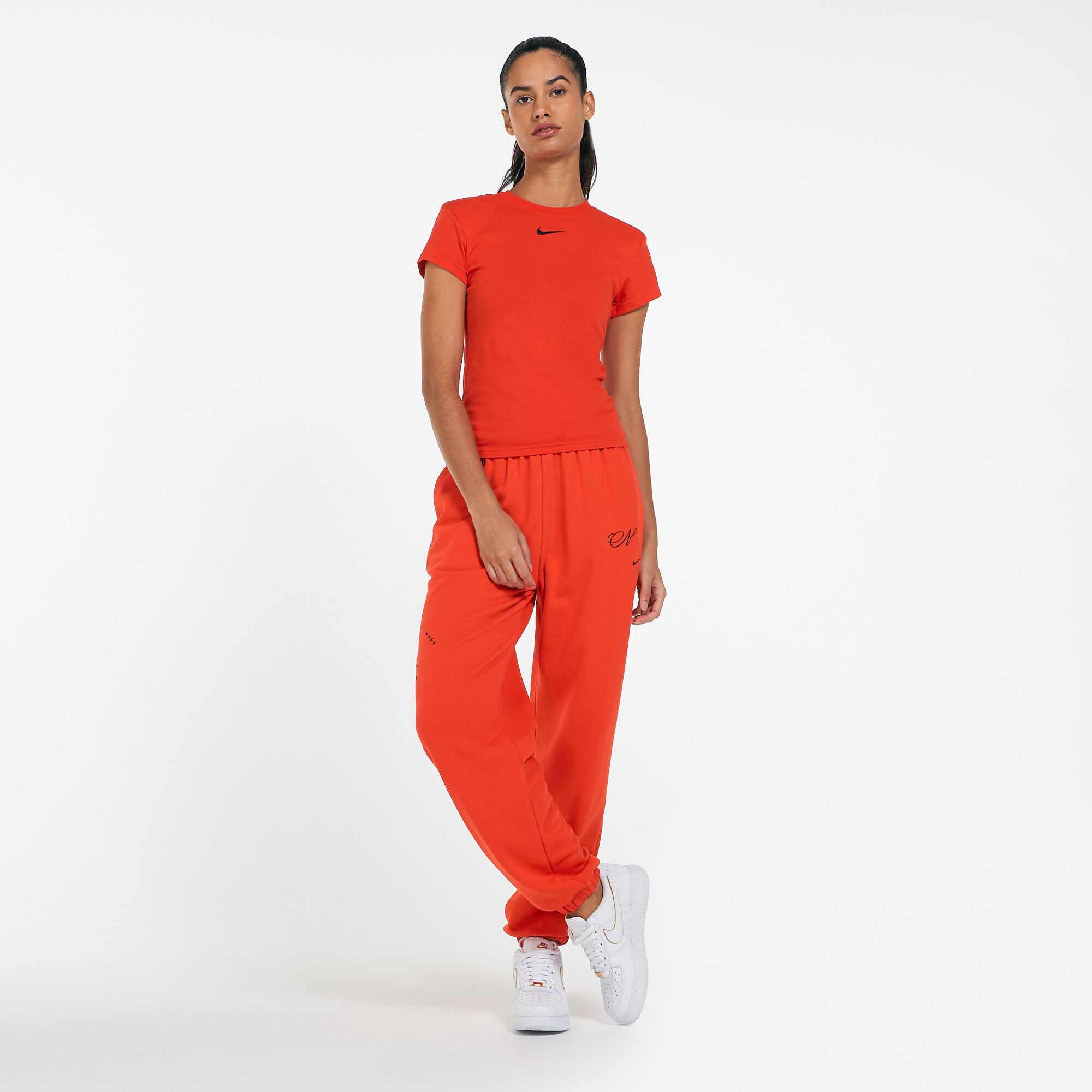 Womens red nike joggers new arrivals