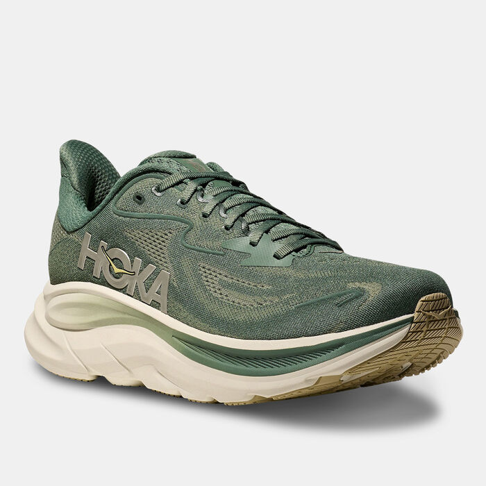 HOKA Men's Clifton 10 Running Shoes Green image number 1