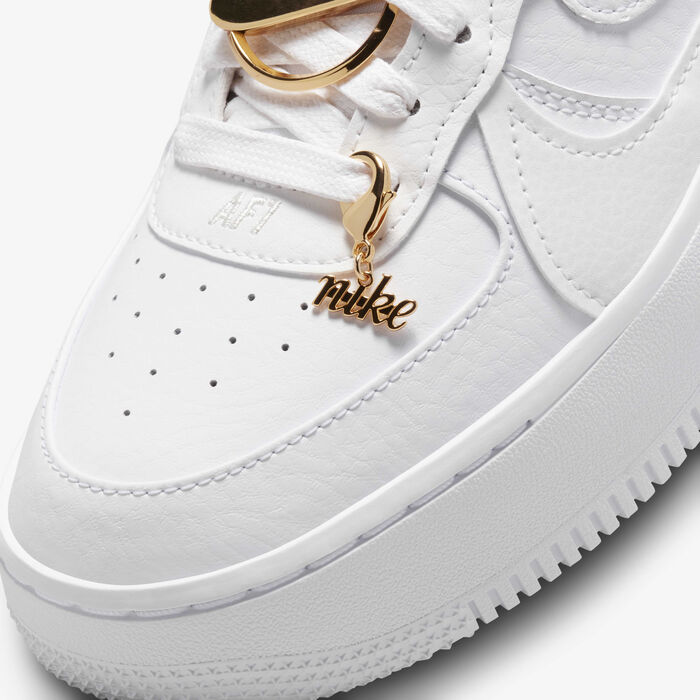 Nike Women's Air Force 1 Low PLT.AF.ORM Shoes White Nike Women's Air Force 1 Low PLT.AF.ORM Shoes White image number 6