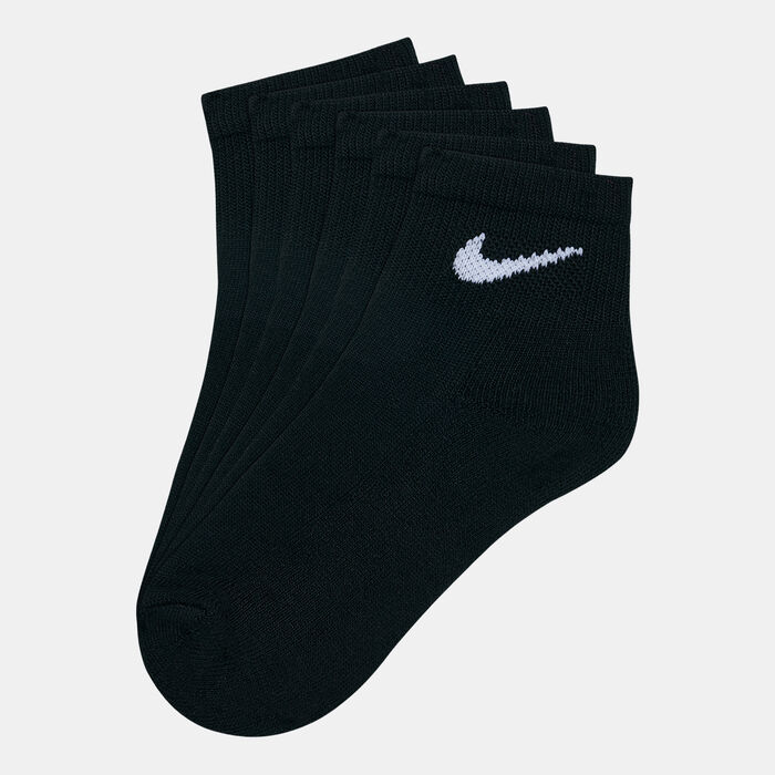 Nike Kids' NHN Basic Quarter Socks (3 Pack) Black image number 0