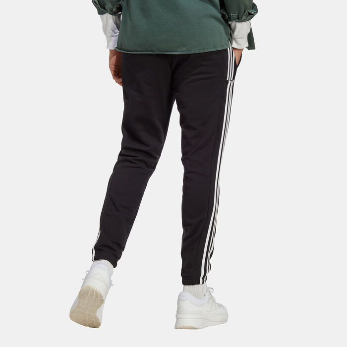 adidas Men's Essentials 3-Stripes Pants Black adidas Men's Essentials 3-Stripes Pants Black image number 1