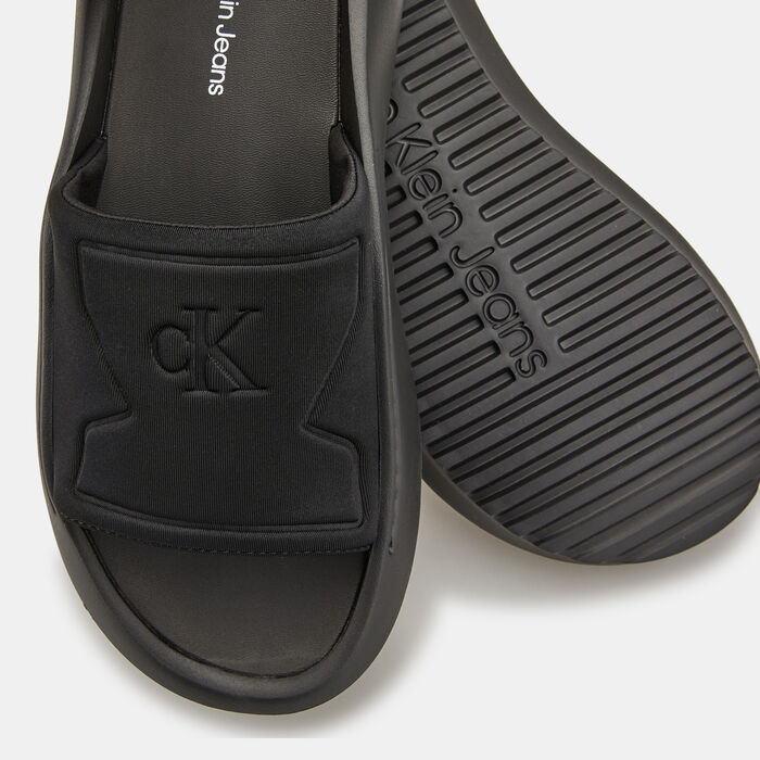 Calvin Klein Men's Hybrid Slides Black Calvin Klein Men's Hybrid Slides Black image number 2