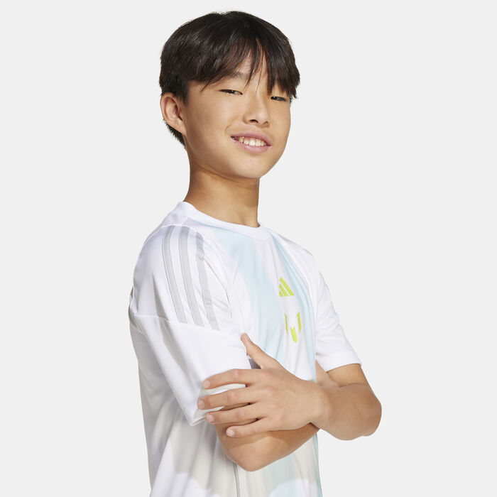 adidas Kids' Messi Training Jersey White adidas Kids' Messi Training Jersey White image number 4