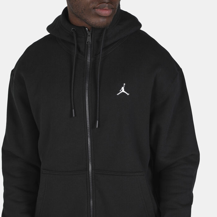 Jordan Men's Essentials Full-Zip Hoodie Black Jordan Men's Essentials Full-Zip Hoodie Black image number 3
