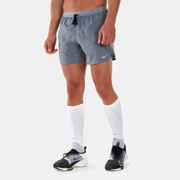 Nike Men's Stride Dri-FIT Running Shorts Grey Nike Men's Stride Dri-FIT Running Shorts Grey image number 0