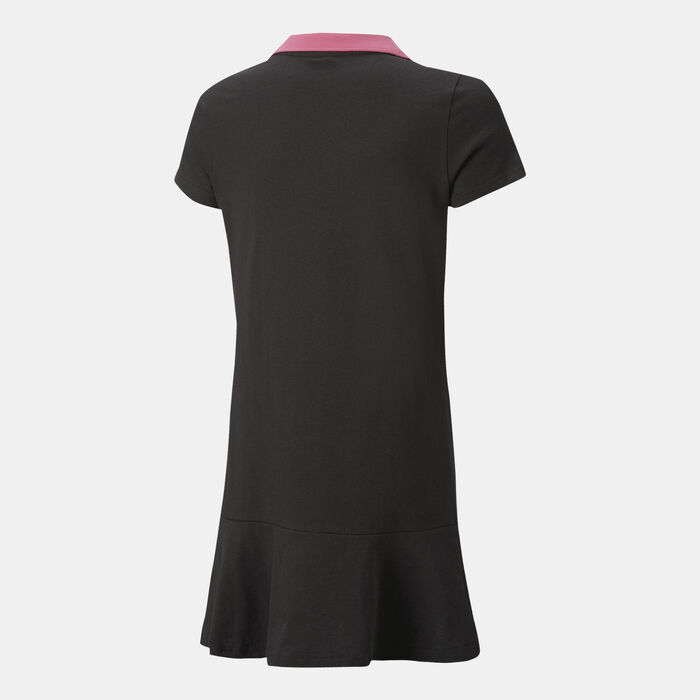 PUMA Kids' Classics Vacay Queen Polo Dress Black image number 1