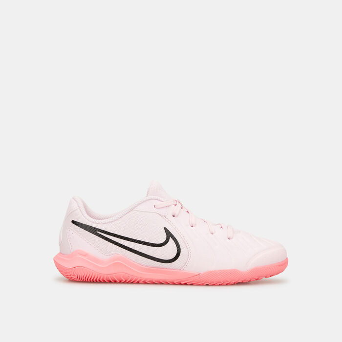 Nike Kids' Tiempo Legend 10 Academy Indoor Court Football Shoes Pink image number 0