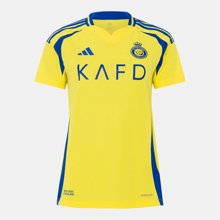 adidas Women's Al Nassr 24/25 Home Football Jersey yellow adidas Women's Al Nassr 24/25 Home Football Jersey yellow image number 0