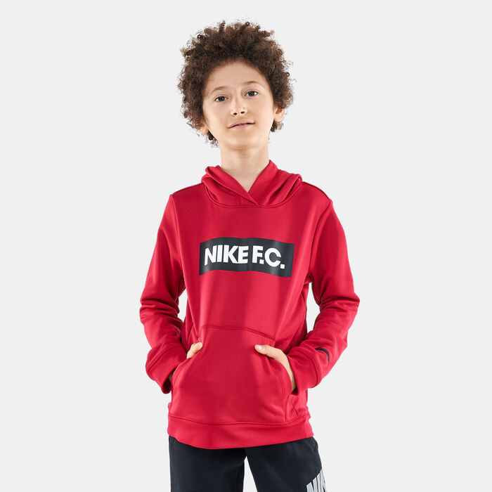 Nike Kids' Dri-FIT F.C. Libero Hoodie Pink Nike Kids' Dri-FIT F.C. Libero Hoodie Pink image number 0