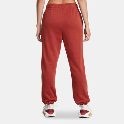 Under Armour Women's Rival Sweatpants Orange Under Armour Women's Rival Sweatpants Orange