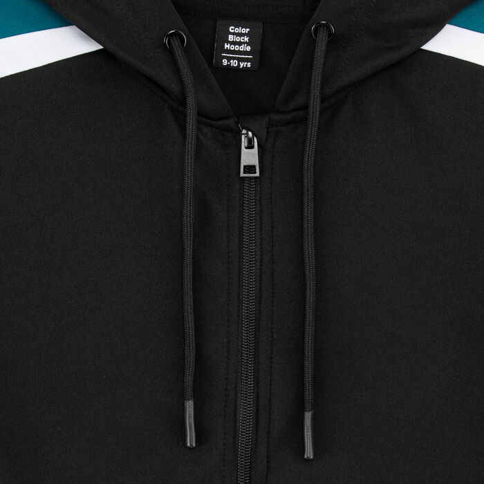 Sun and Sand Sports Kids' Zipper Hoodie Black Sun and Sand Sports Kids' Zipper Hoodie Black image number 2