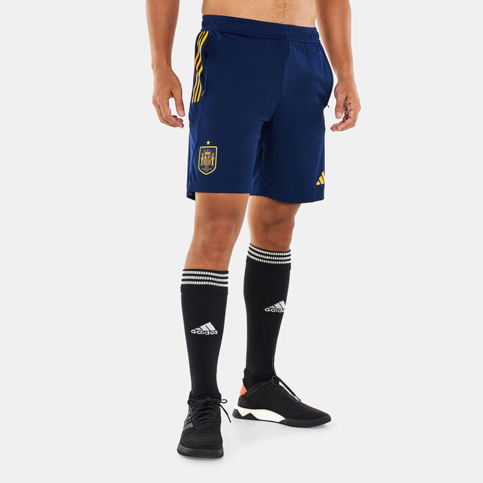 adidas Men's Spain Training Shorts Blue adidas Men's Spain Training Shorts Blue image number 0